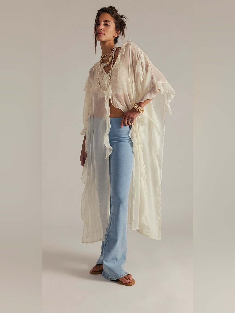 We The Free Penny Pull-On Flare Jeans - Picture 3 of 14